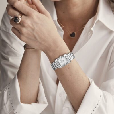 Hampton Rectangular Diamond Bezel- Ladies Watch - 10051