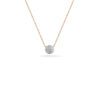 Lauren Joy Mini 0.07 Carats Diamond Disc Necklace in Rose Gold - 18 Inches - Image 2