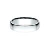 European Comfort Fit Wedding Band In White Gold (5.5mm) - Image 2