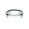 European Comfort Fit Wedding Band In White Gold (6.5mm) - Image 2