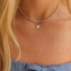 Lauren Joy Medium 0.12 Carats Diamond Necklace in Rose Gold - Image 3