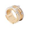 Goa 0.41 Carat Seven Strand Diamond Ring in Yellow Gold - Image 3