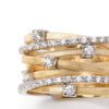 Goa 0.41 Carat Seven Strand Diamond Ring in Yellow Gold - Image 4