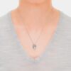Les PÃ©tales Place VendÃ´me A+ Pearl and Diamond Necklace in White Gold - 8.00mm - Image 3