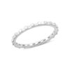 Sadie Pearl 0.45 Carats Baguette-cut Eternity Ring in White Gold - Image 2