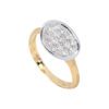 Lunaria Diamond Small East West Ring in Yellow Gold - Image 3