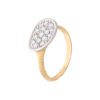 Lunaria Diamond Small East West Ring in Yellow Gold - Image 2