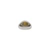 4.29 Carat Cat's Eye and Diamond Ring in Platinum - Image 4