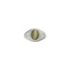 4.29 Carat Cat's Eye and Diamond Ring in Platinum - Image 2