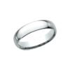 Light Comfort Fit Wedding Band In Platinum (5mm) - Image 3