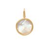 Jaipur Yellow Gold Medium Stackable Pearl Pendant - Image 2