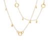 Jaipur Charm Long Necklace in Yellow Gold - Image 3