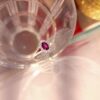 Oval Ruby 0.82 Carats & Diamond 0.42 Carats Ring in White Gold - Image 3