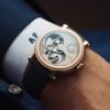 Openworked Sandblasted Dial in Rose Gold - 42mm - Men's Watch - Image 5