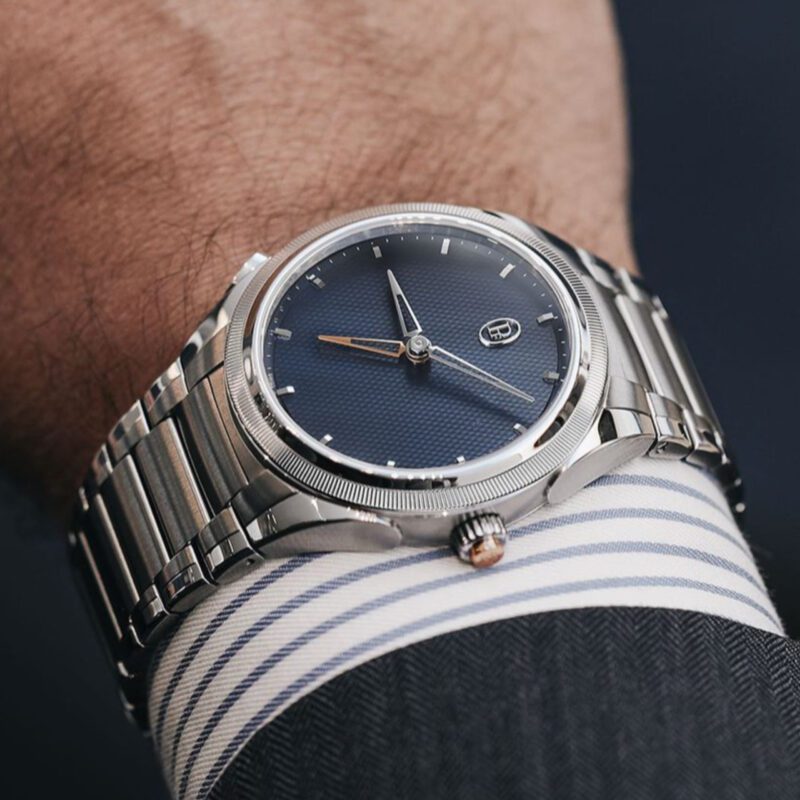 Tonda PF GMT Rattrapante Stainless Steel - Steel Blue Dial - Men's Watch - 40mm