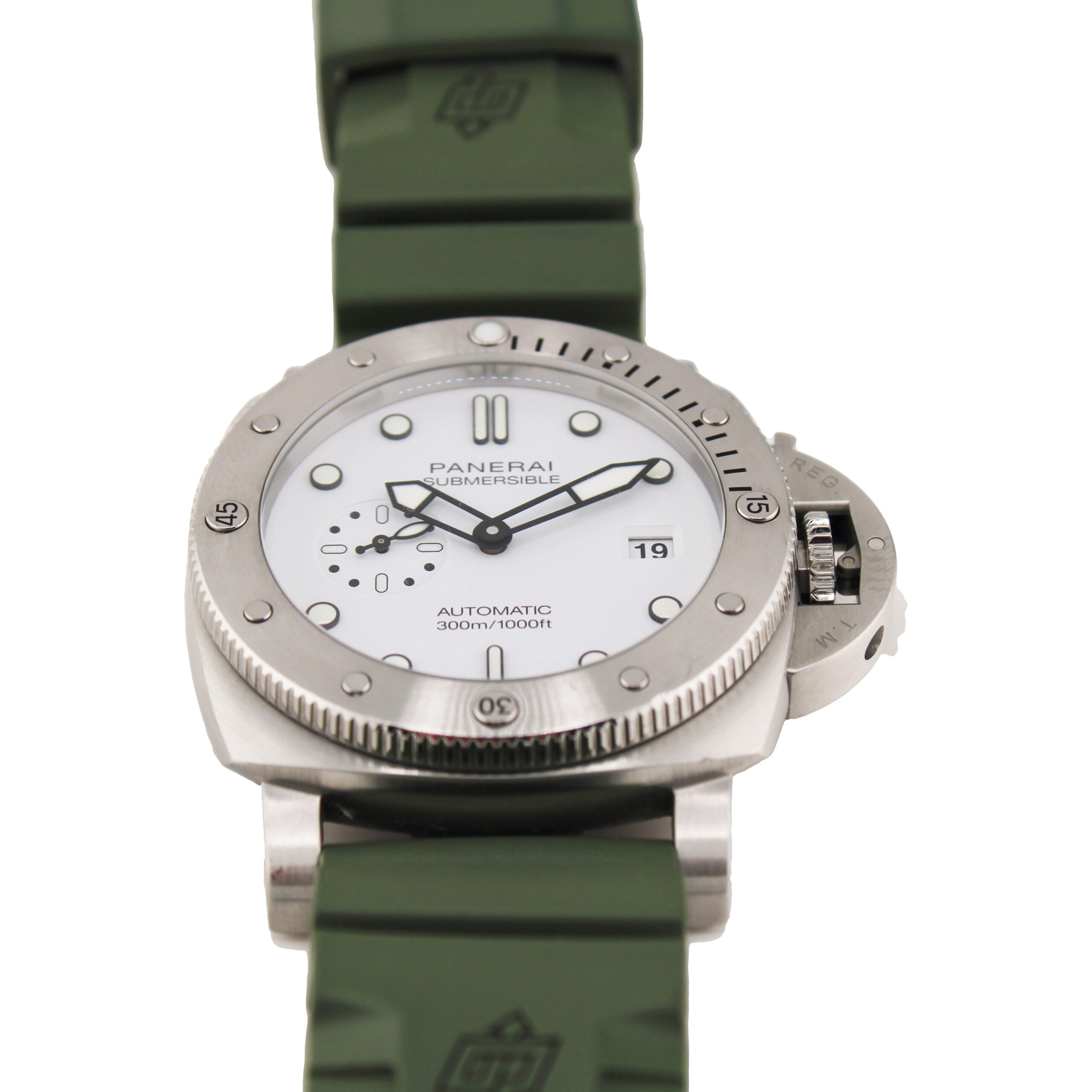 Panerai Submersible QuarantaQuattro Bianco Pre Owned Chicago
