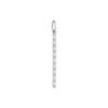 Sadie Pearl 0.17 Carats Baguette-cut Charm in White Gold - Image 2