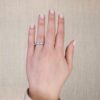 2.27 Carat Baguette Diamond Eternity Band in Platinum - (E / VS1) - Image 6