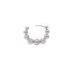 1.00 Carat Diamond Bubble Hoop Earrings in White Gold - Image 4
