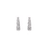 1.00 Carat Diamond Bubble Hoop Earrings in White Gold - Image 3