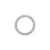 2.04 Carats Round Brilliant-cut U-Prong Band in Platinum (G / VS) - Image 4