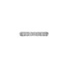 0.65 Carats Prong-set Diamond Wedding Band in Platinum (D-F / VS) - Image 2