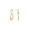 Juniper Drop Earrings in Yellow Gold - Image 3