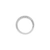 0.21 Carats Prong-set Wedding Ring in White Gold (G / SI) - Image 3