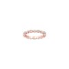 0.18 Carats Round & Marquise-cut Bead-set Eternity Band in Rose Gold (G-H / VS2-SI1) - Image 4