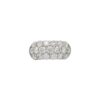 3 Row Round Brilliant Cut Diamond Wedding Ring in Platinum - Image 2