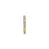 0.58 Carats Diamond U-Prong Band in Yellow Gold - Image 3