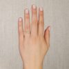 0.58 Carats Diamond U-Prong Band in Yellow Gold - Image 6