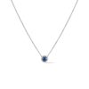 0.86 Carat Bezel Set Ceylon Sapphire Pendant - Image 2