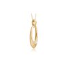 Juniper Vertical Pendant Necklace with Diamonds in Yellow Gold - Image 3