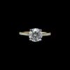 PavÃ© Collection - Round Brilliant-cut Diamond Ring in Yellow Gold - Image 3