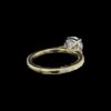 PavÃ© Collection - Round Brilliant-cut Diamond Ring in Yellow Gold - Image 5