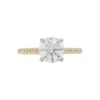 PavÃ© Collection - Round Brilliant-cut Diamond Ring in Yellow Gold - Image 2