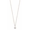 White South Sea Cultured Pearl with 0.24 Carats Diamond Drop Pendant in Rose Gold - 10mm - Image 2
