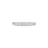 0.50 Carats Round Brilliant-cut U-Prong Wedding Band in Platinum (H / SI2) - Image 2