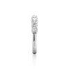 Shared prong Round Brilliant cut Wedding Ring in White Gold - Image 5