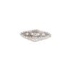Vintage Diamond Filigree Brooch in Platinum - Image 2