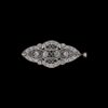 Vintage Diamond Filigree Brooch in Platinum - Image 5