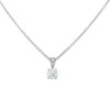 0.33 Carat Round Brilliant-Cut Diamond Solitaire Pendant in White Gold - Image 2