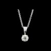 0.33 Carat Round Brilliant-Cut Diamond Solitaire Pendant in White Gold - Image 4