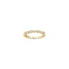 0.24 Carats Round & Marquise-cut Bead-set Eternity Band in Yellow Gold (G-H / VS2-SI1) - Image 3