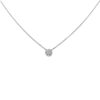 0.25 Carat Round Brilliant Cut Diamond Halo Set Pendant in White Gold - Image 2