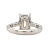 Solitaire Collection - Emerald-cut Diamond Engagement Ring in Platinum - Image 5