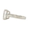 Solitaire Collection - Emerald-cut Diamond Engagement Ring in Platinum - Image 6