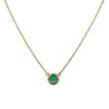 0.30 Carat Emerald and Diamond Pendant - Image 2