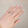 Quintesset Channel Diamond Wedding Band in Platinum - Image 5